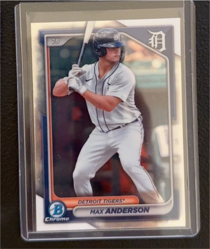 2024 Bowman Chrome #BCP-128 Max Anderson — front