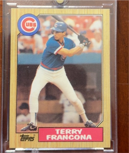 1987 Topps #785 Terry Francona — front