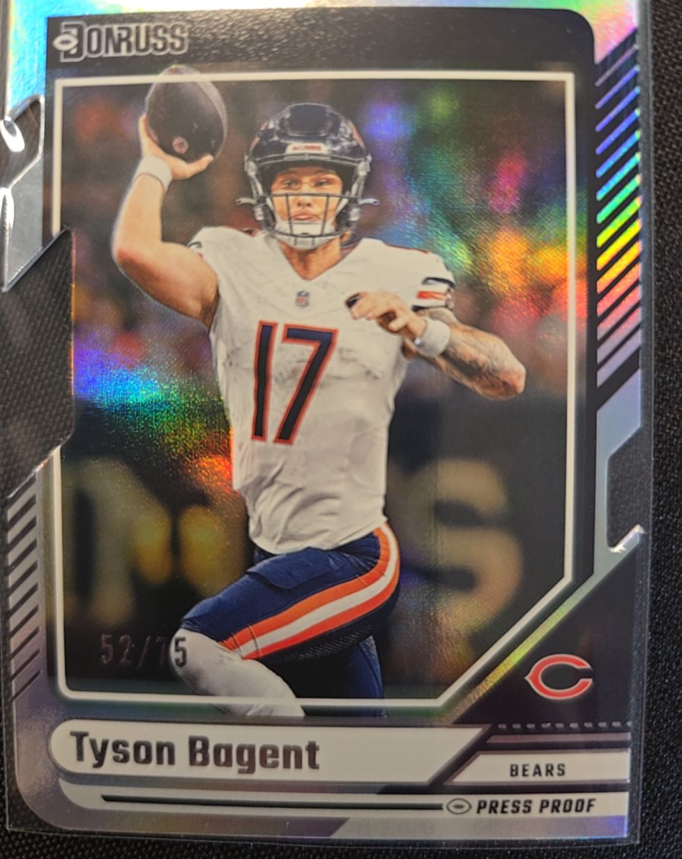 2024 Donruss #276 Tyson Bagent Chicago Bears — front