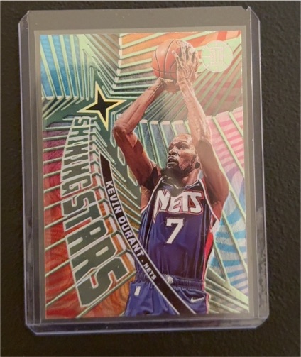 2021-22 Panini Illusions #13 Kevin Durant Shining Stars — front