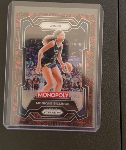 2024 Panini Prizm Monopoly WNBA #19 Monique Billings — front