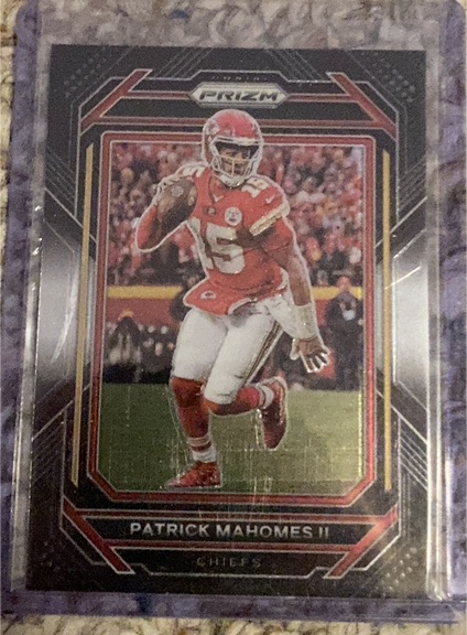 2022 Panini Chronicles Prizm Black #PB-3 Patrick Mahomes II — front