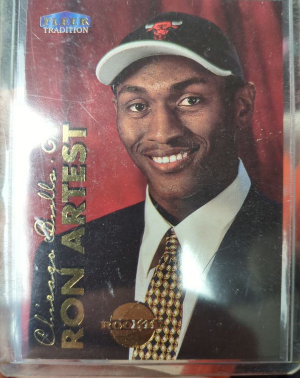 1999-00 Fleer Tradition #201 Ron Artest Rookie Card — front