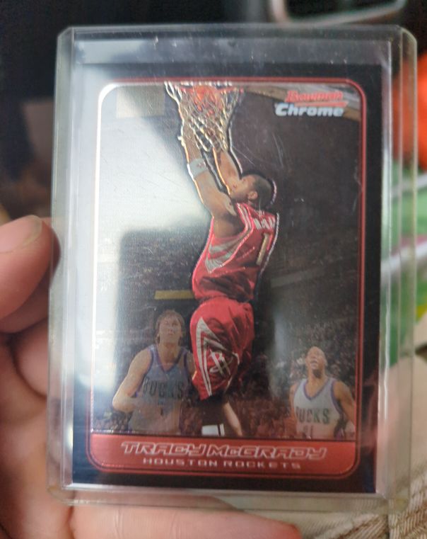 2006-07 Bowman Chrome #74 Tracy McGrady — front