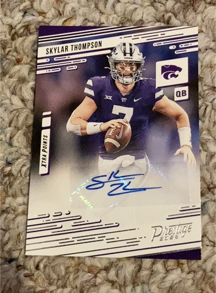 2022 Panini Chronicles Prestige Draft Picks #PX-STH Skylar Thompson — front