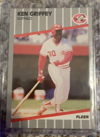1989 Fleer Update #U-84 Ken Griffey — front
