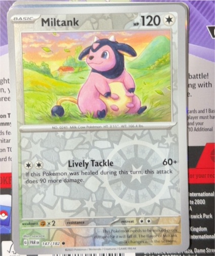 2023 Pokémon SV04: Paradox Rift #147 Miltank — front