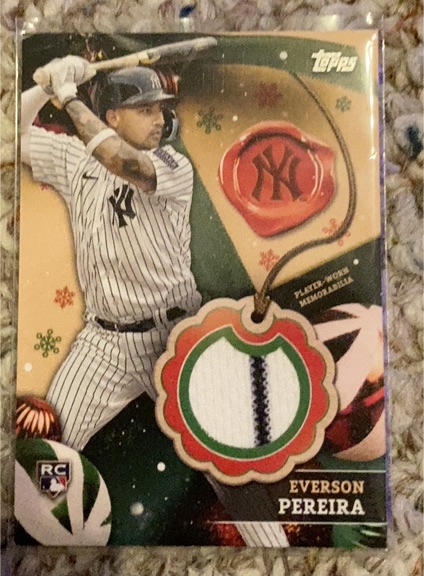 2024 Topps Holiday Relic #RC-EP Everson Pereira — front