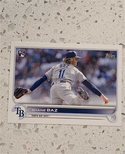 2022 Topps #421 Shane Baz — front