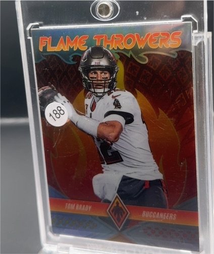 2022 Panini Phoenix Flame Throwers #FT-1 Tom Brady — front