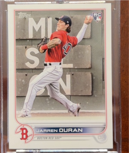 2022 Topps #187 Jarren Duran — front