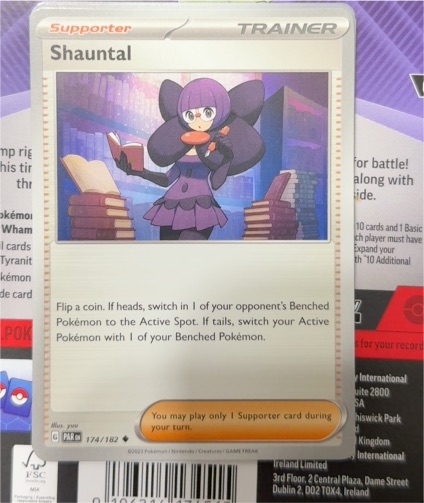2023 Pokémon SV04: Paradox Rift #174 Shauntal — front