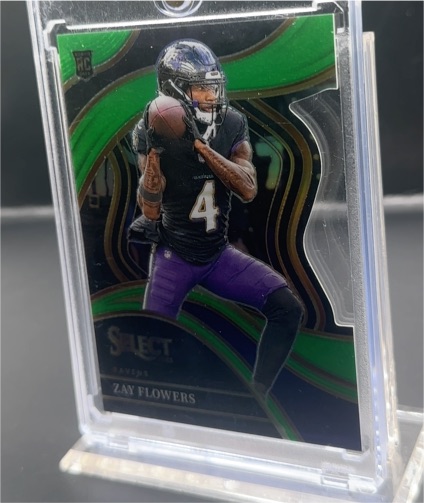 2023 Panini Select Club Level #201 Zay Flowers — front