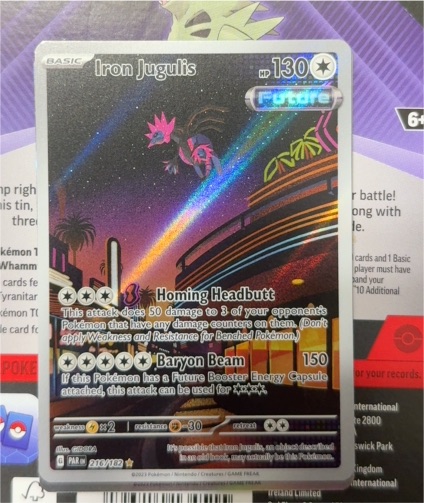 2023 Pokémon SV04: Paradox Rift #216 Iron Jugulis — front