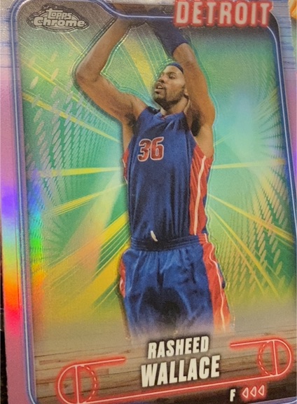 2024-25 Topps Chrome #23 Rasheed Wallace — front