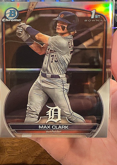 2023 Bowman Draft Chrome #BDC-76 Max Clark — front
