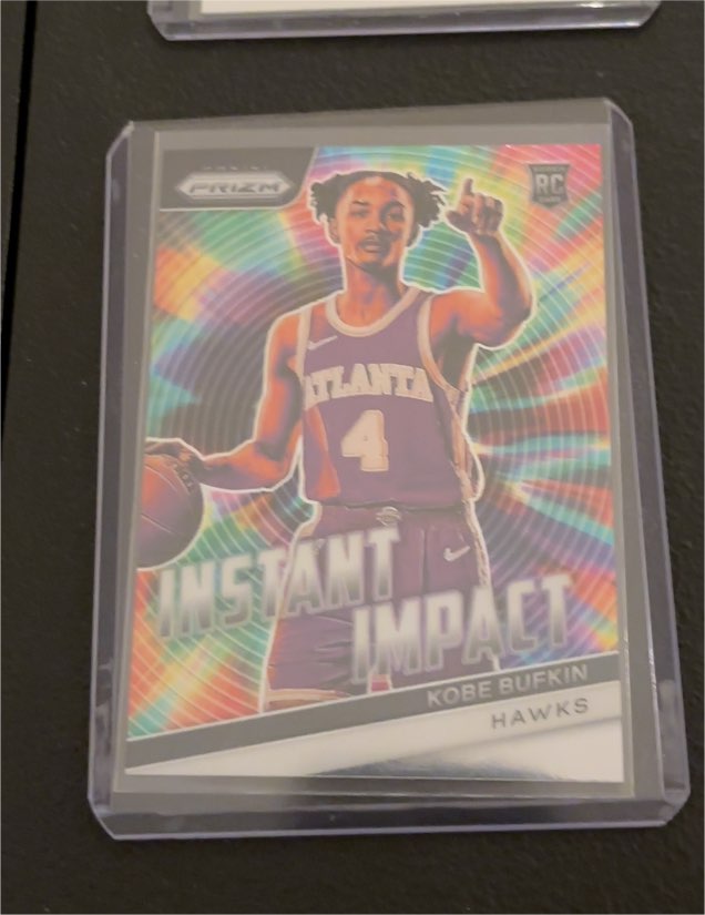 2023-24 Panini Prizm #17 Kobe Bufkin Instant Impact — front