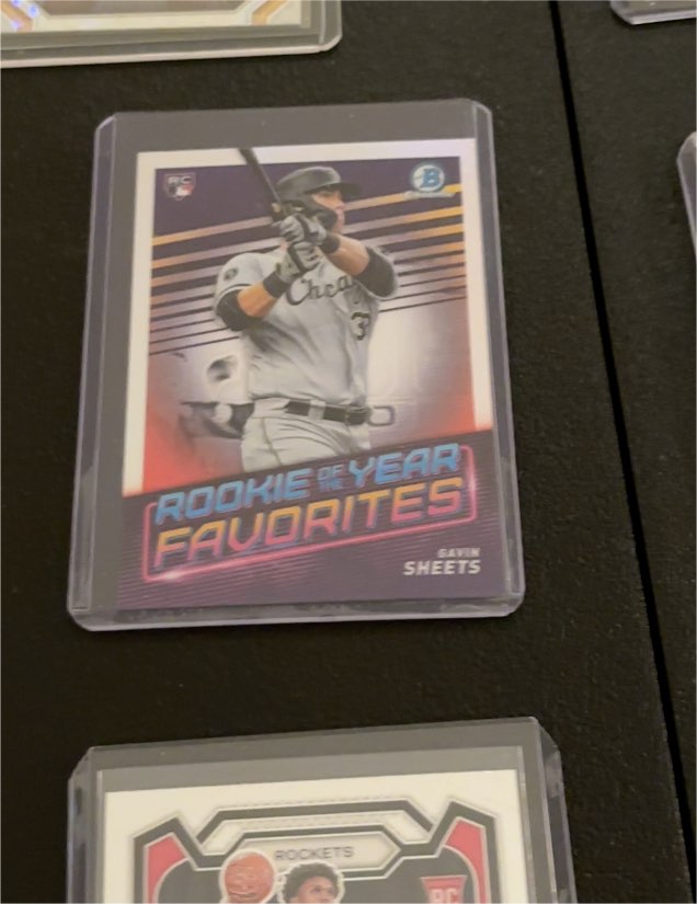 2022 Bowman Chrome Rookie of the Year Favorites #ROYF-10 Gavin Sheets — front