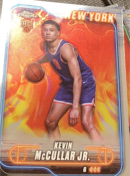 2024-25 Topps Chrome #150 Kevin McCullar Jr. — front