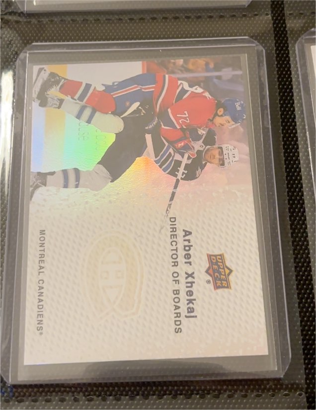 2023-24 Upper Deck Director of Boards #DB-10 Arber Xhekaj — front