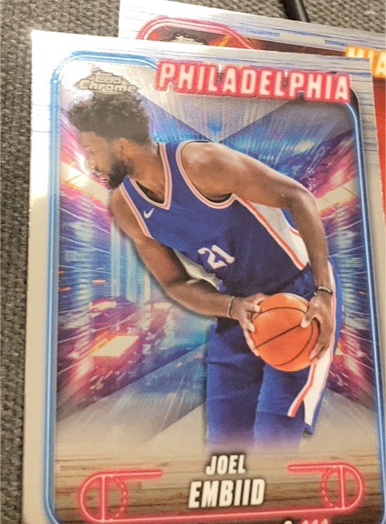 2024-25 Topps Chrome #10 Joel Embiid — front