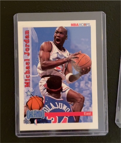 1992-93 NBA Hoops #298 Michael Jordan All-Star — front