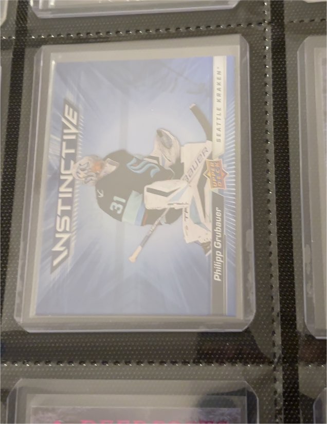 2023-24 Upper Deck Series 2 Instinctive #IN-31 Philipp Grubauer — front