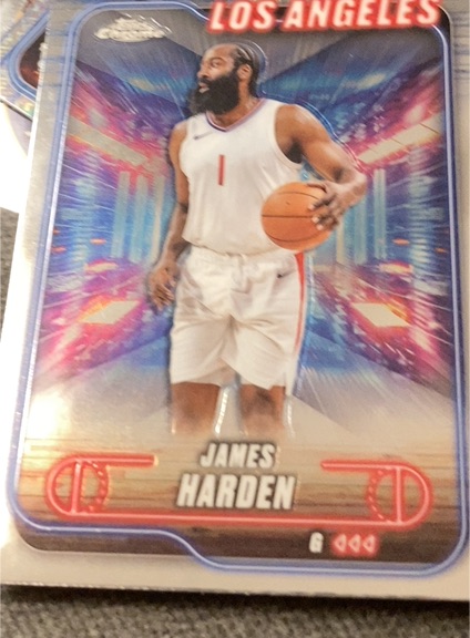 2024-25 Topps Chrome #198 James Harden — front