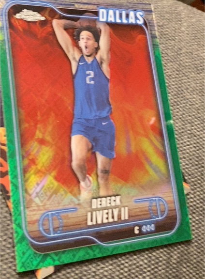 2024-25 Topps Chrome #114 Dereck Lively II — front