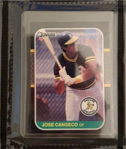1987 Donruss #97 Jose Canseco — front