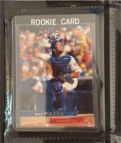 1993 Fleer Ultra #60 Mike Piazza Rookie Card — front