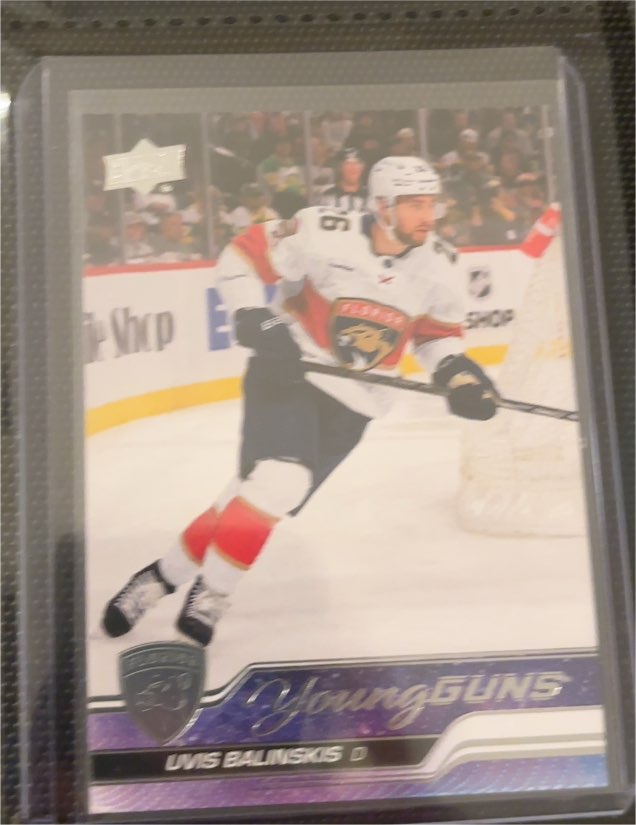 2023-24 Upper Deck Series 2 Young Guns #476 Uvis Balinskis — front
