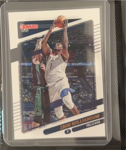 2021-22 Donruss #189 Zion Williamson — front