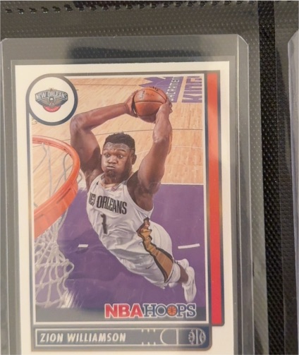 2021-22 Panini NBA Hoops #84 Zion Williamson — front