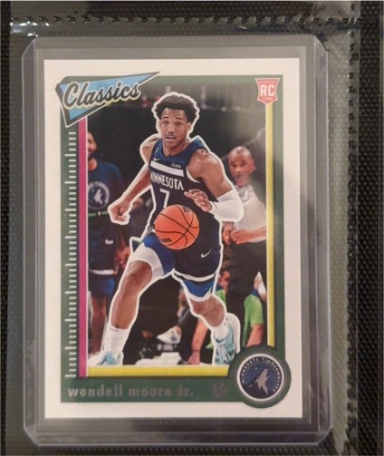 2022-23 Panini Chronicles Classics #645 Wendell Moore Jr. — front
