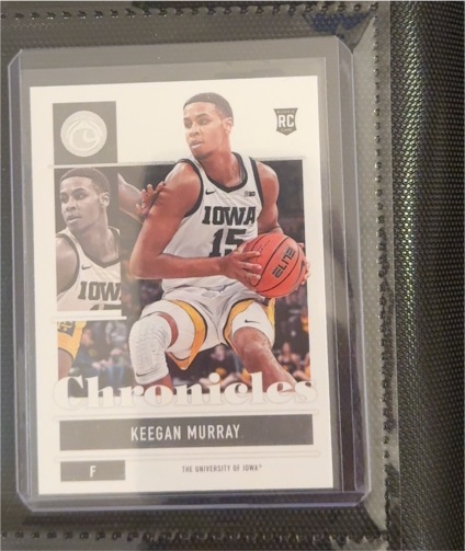 2022-23 Panini Chronicles Draft Picks #5 Keegan Murray — front