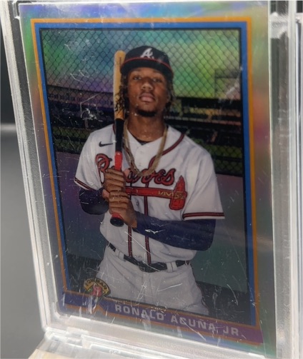 2021 Bowman 1991 Bowman #91B-RA Ronald Acuna Jr. — front