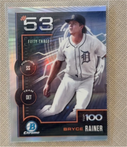 2025 Bowman Chrome #BTP-53 Bryce Rainer — front
