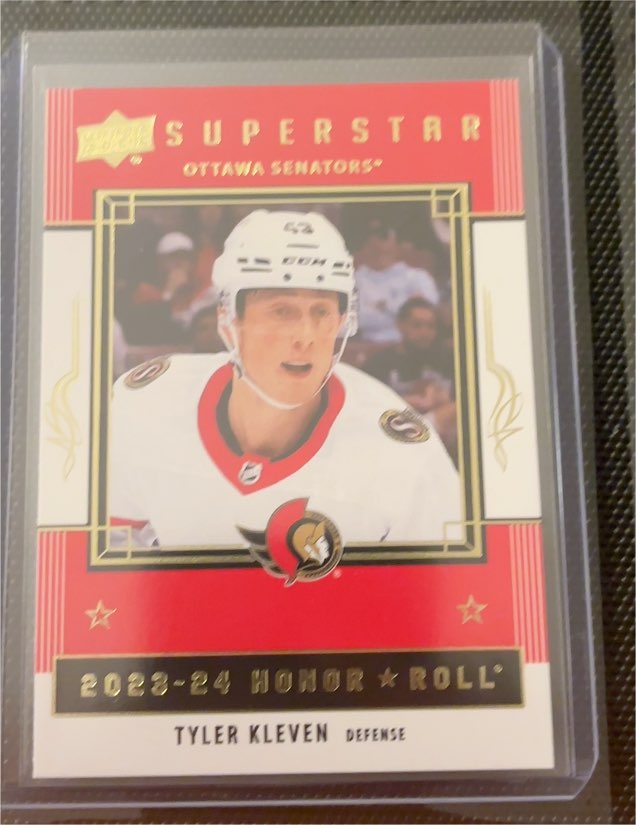 2023-24 Upper Deck Series 2 Superstar Honor Roll #HR62 Tyler Kleven — front