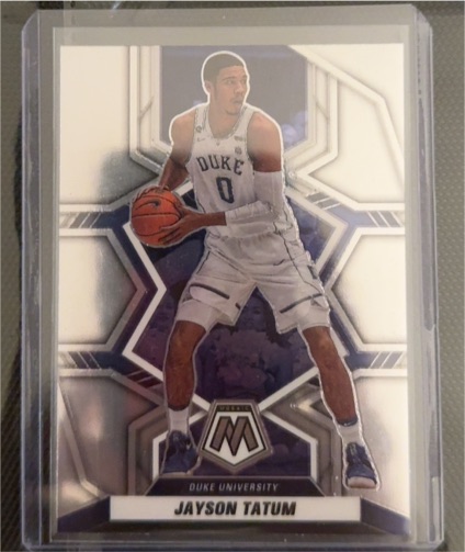 2022 Panini Chronicles Draft Picks Mosaic #23 Jayson Tatum — front
