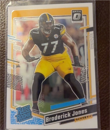 2023 Panini Donruss Optic #285 Broderick Jones — front