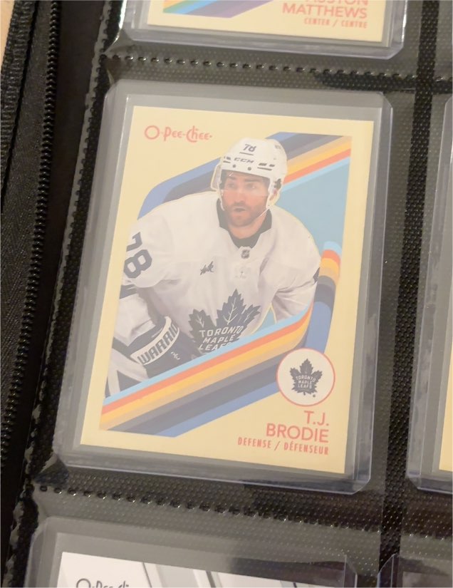 2023-24 O-Pee-Chee Retro #487 T.J. Brodie — front