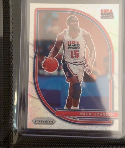 2020-21 Panini Prizm #7 Magic Johnson — front
