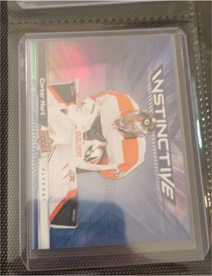 2023-24 Upper Deck Series 2 #IN-24 Carter Hart Instinctive — front