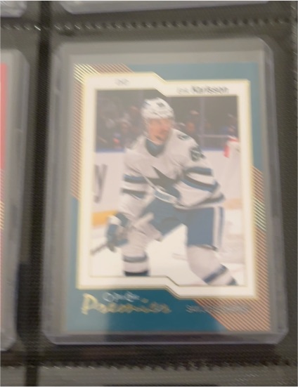 2023-24 O-Pee-Chee OPC Premier Diamond Rainbow #P22 Erik Karlsson — front