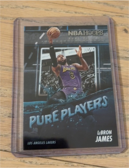2023-24 Panini NBA Hoops #4 LeBron James Pure Players — front