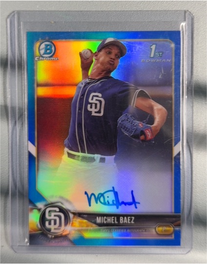 2018 Bowman Chrome #CPA-MB Michel Baez — front