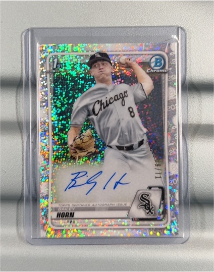 2020 Bowman Chrome #CPA-BHO Bailey Horn — front