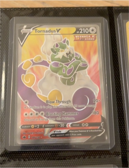 2021 Pokémon TCG #184 Tornadus V — front