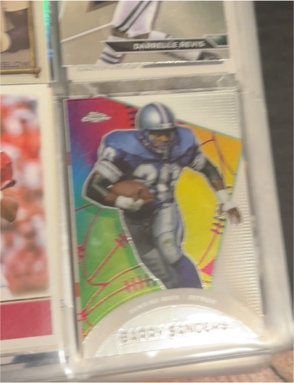 1996 Topps Chrome #150 Barry Sanders — front